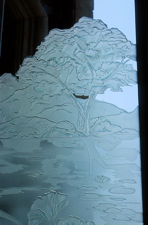 Etched Tree Design